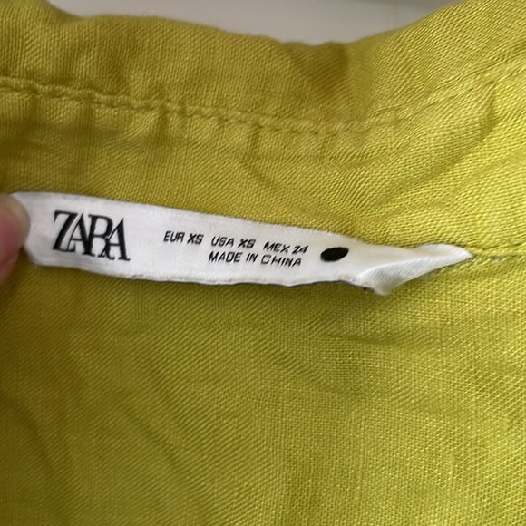 Zara Dresses Zara Linen Button Front Maxi Cover Up Poshmark